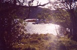 18 Seaplane moored on private lake, Mull